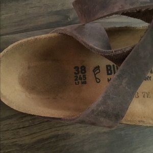 Birkenstock Shoes - Birkenstock Yara oiled leather sandals 38=7 Birkenstock Shoes - Birkenstock Yara oiled leather sandals 38=7